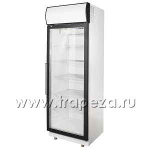ШХ-07ДС(DM107-S) Шкаф холодильный  700л 1 дверь (стекло) белый