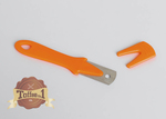 Нож-лезвие фиксированное пластик 125мм металл (260890)