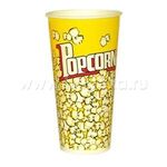 V 24 Стакан 0,75 л бумажный  для Popcorn к фильмам, Россия (1000 штв уп)