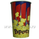 V 85 Стакан 3,0 л бумажный для Popcorn к фильмам,  Россия (240 шт в уп)