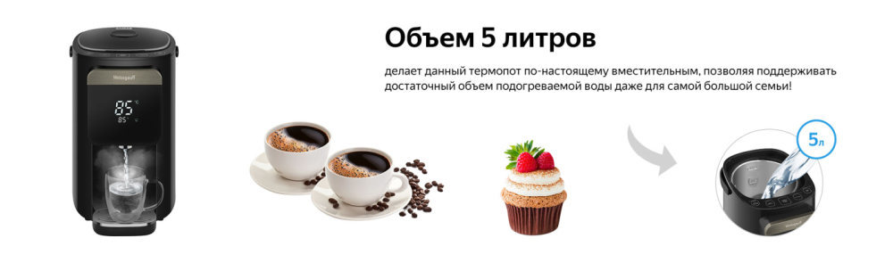 Термопот WWT 5010 Touch DBx 5 литров